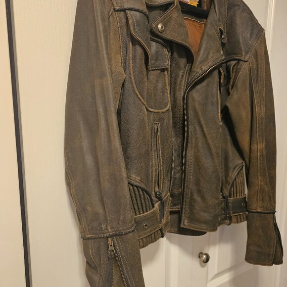 Rare Harley Davidson billing motor cycle leather jacket - Picture 3 of 3